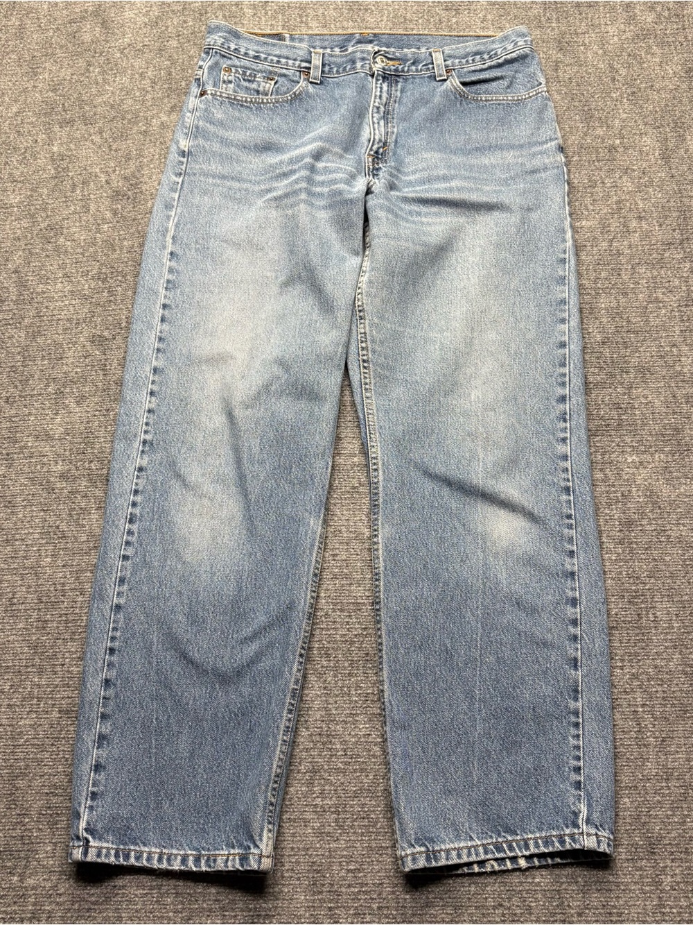 VTG Levis 577 Wide Leg Jeans Womens 14 M Blue Low Rise Loose Fit Denim Baggy Y2K